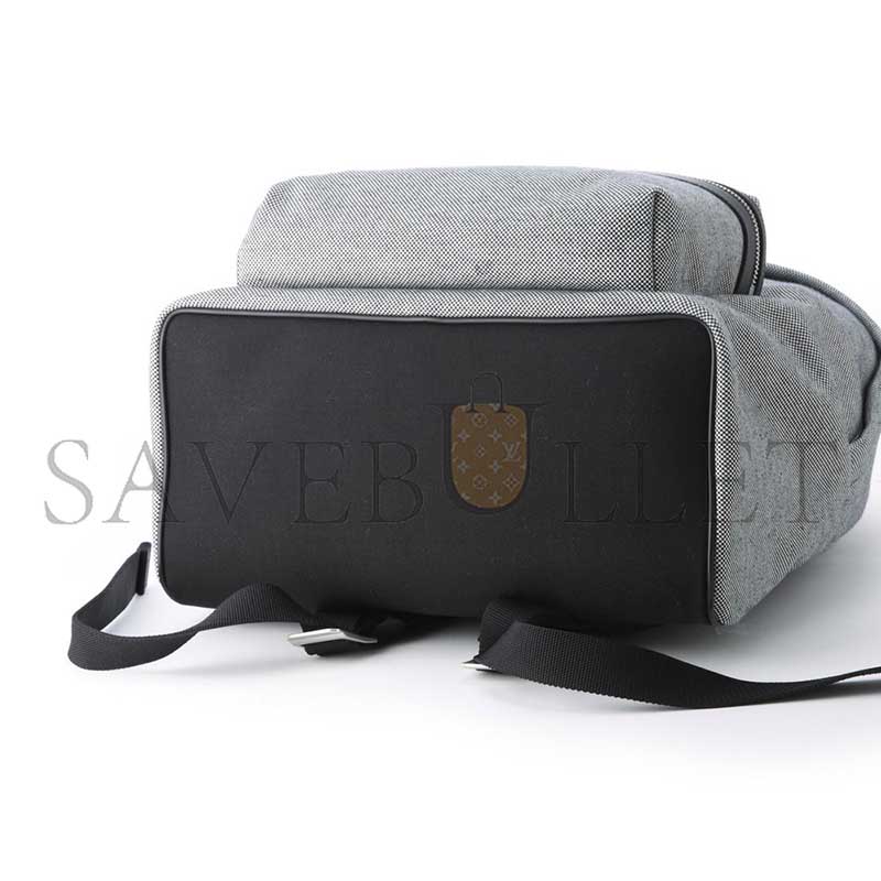 YSL GRAY CANVAS CLASSIC BACKPACK 326865 (38*30*17cm)